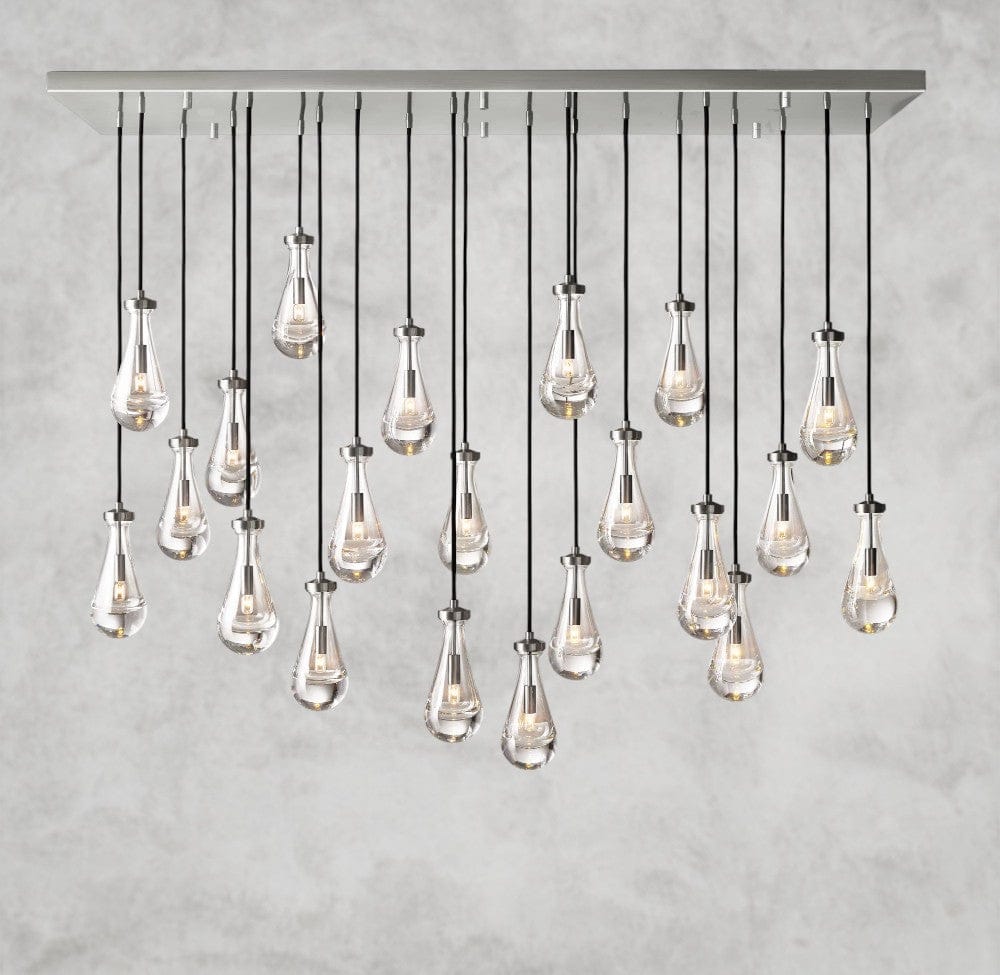 Rain Rectangular Chandelier 54", 72"