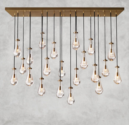Rain Rectangular Chandelier 54", 72"