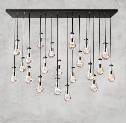 Rain Rectangular Chandelier 54", 72"