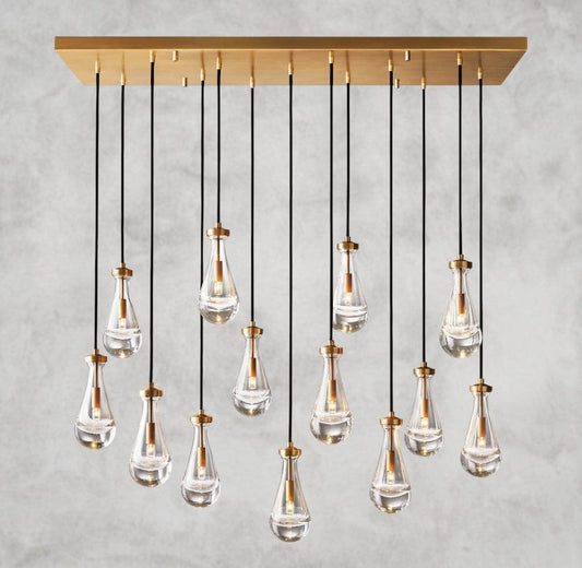 Rain Rectangular Chandelier 54", 72"