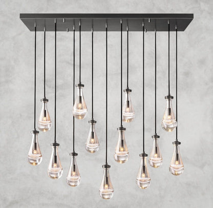 Rain Rectangular Chandelier 54", 72"