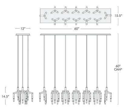 Ranti Linear Chandelier