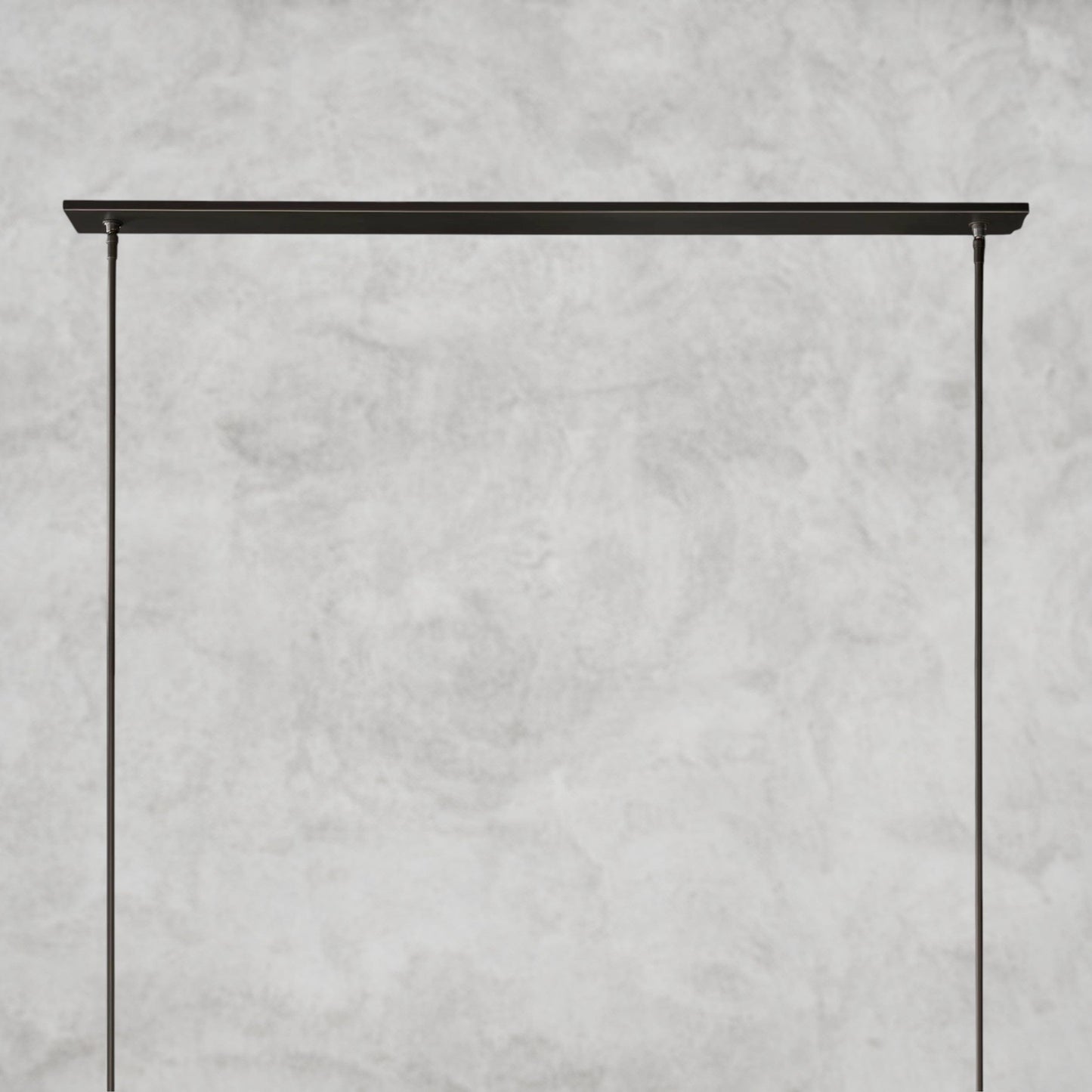 Ravelle Linear Milk Glass Chandelier 59", 71"