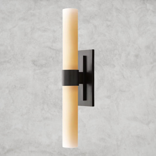 Ravelle Milk Glass Linear Sconce