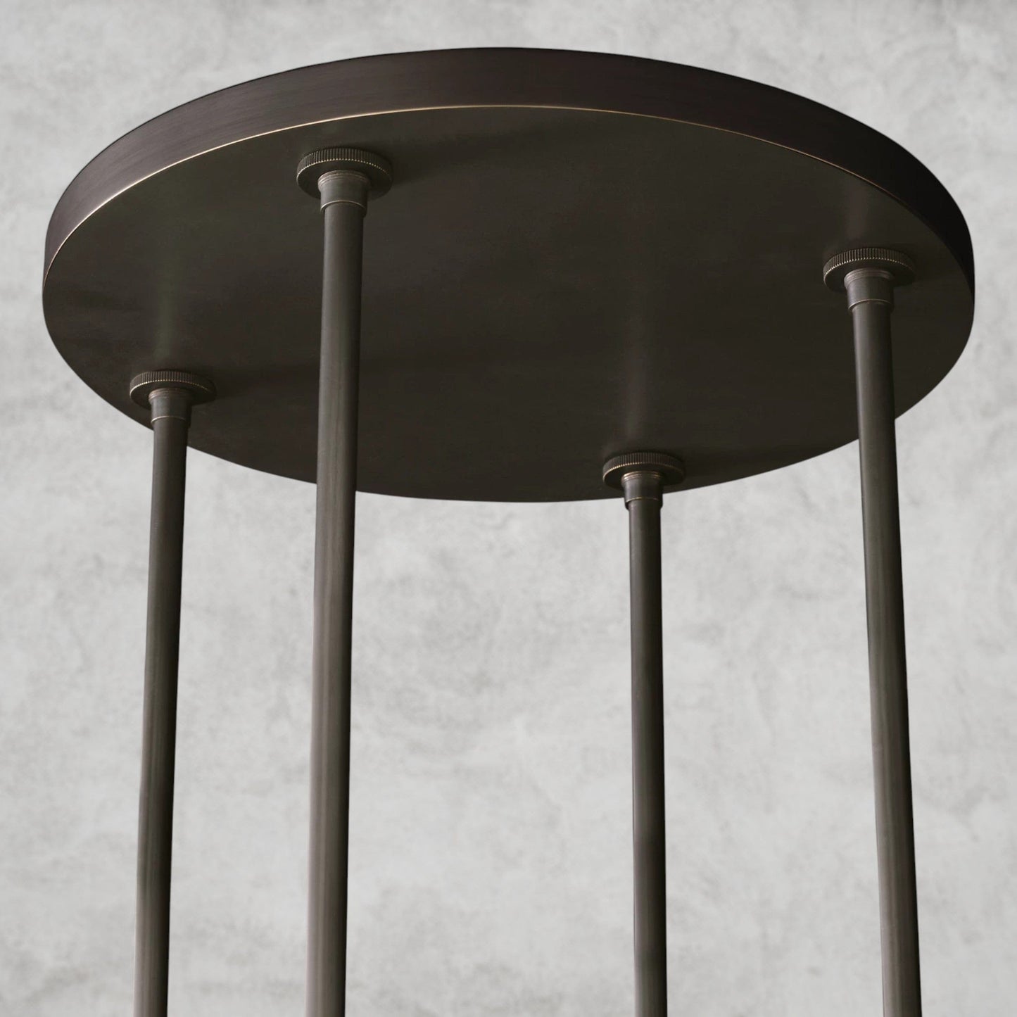 Ravelle Round Milk Glass Chandelier 36", 48", 60"