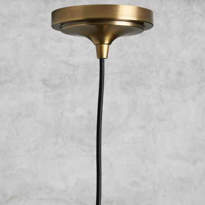 Recycled Metal Dome Pendant 14", 24"