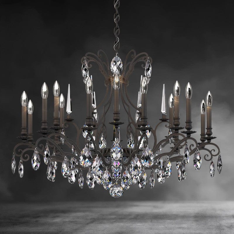 Renaissance Nouveau Chandelier 40"