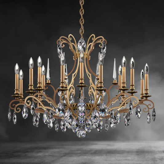 Renaissance Nouveau Chandelier 40"