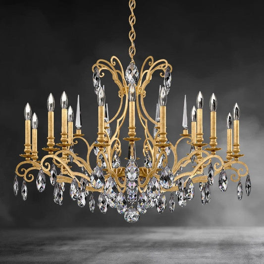Renaissance Nouveau Chandelier 40"