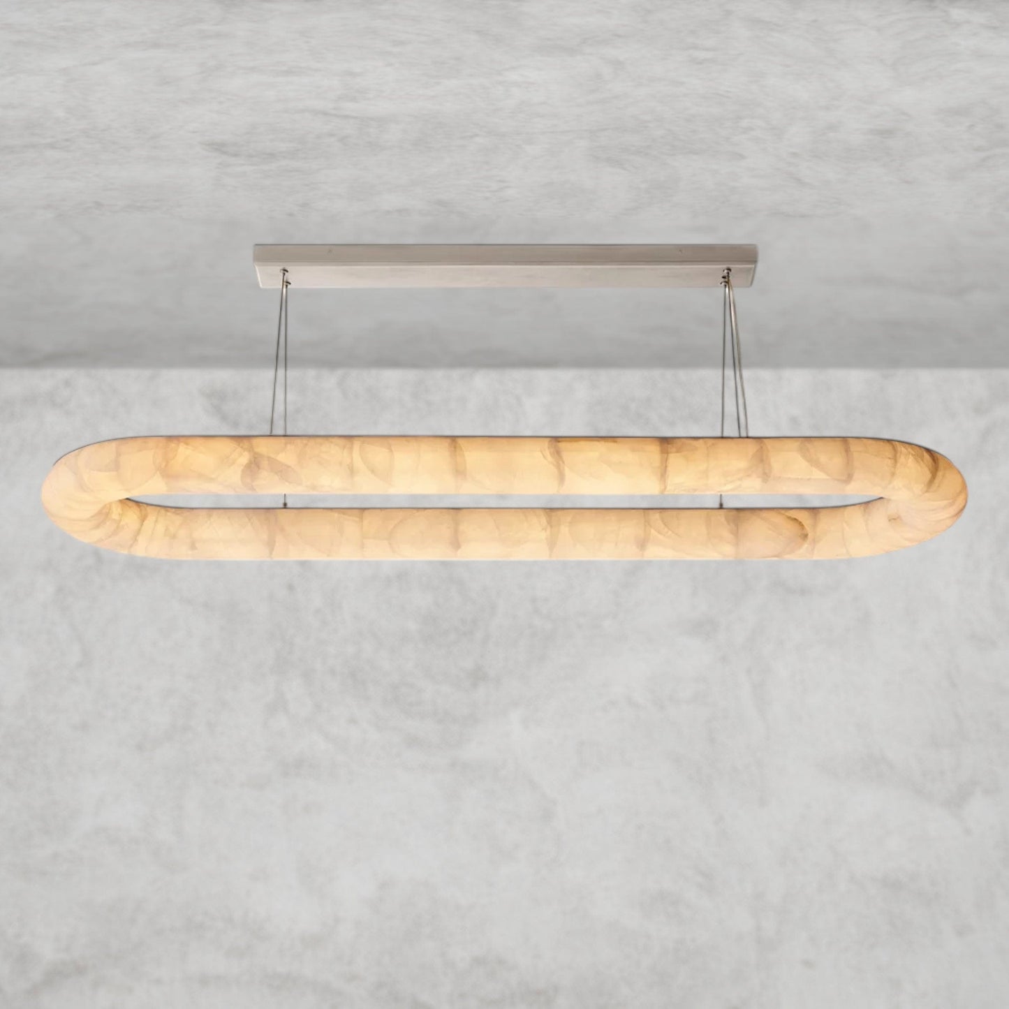 Rivage Lisse Oval Chandelier 57", 74"