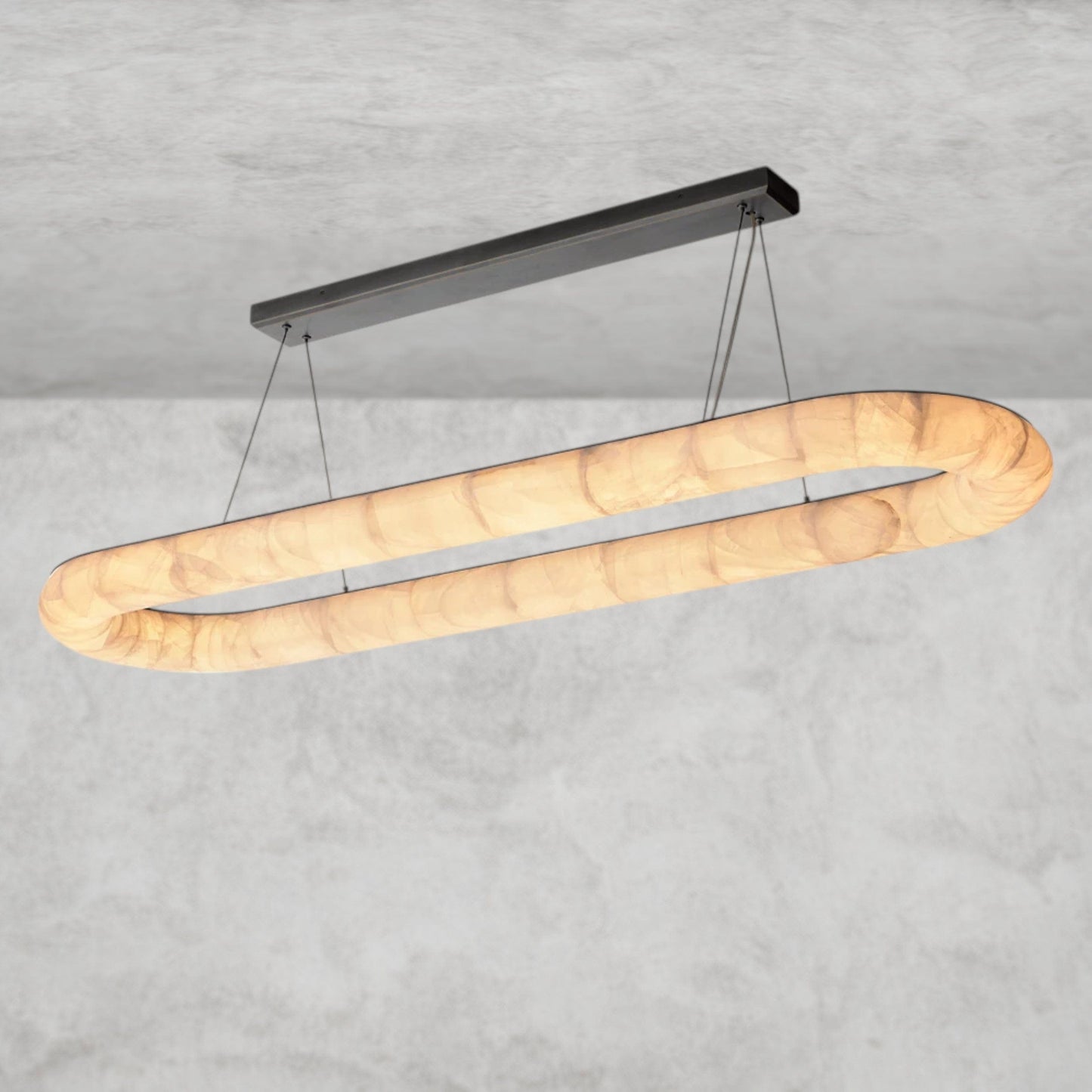 Rivage Lisse Oval Chandelier 57", 74"