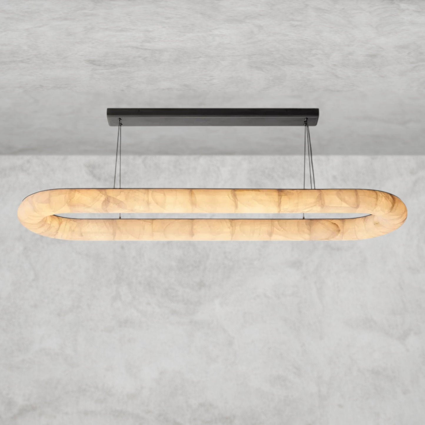 Rivage Lisse Oval Chandelier 57", 74"