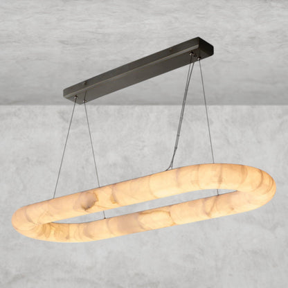 Rivage Lisse Oval Chandelier 57", 74"
