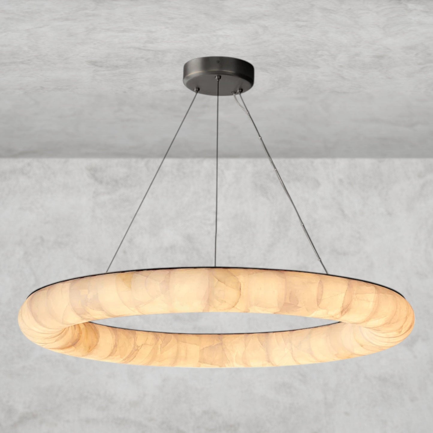 Rivage lisse round chandelier 31", 41", 61"