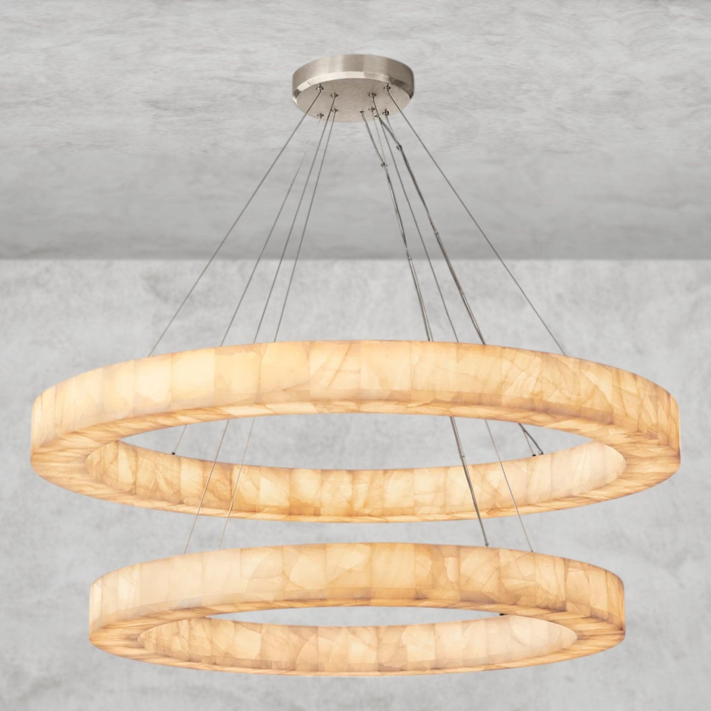 Rivage Lueur Two-Tier Round Chandelier 60"