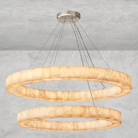 Rivage Lueur Two-Tier Round Chandelier 60"