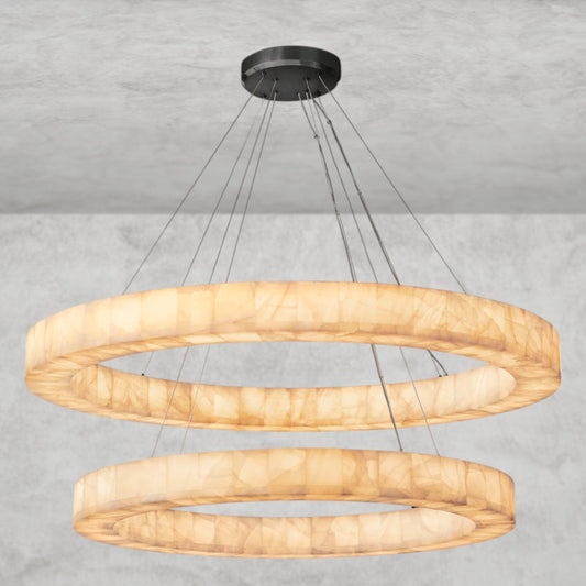 Rivage Lueur Two-Tier Round Chandelier 60"