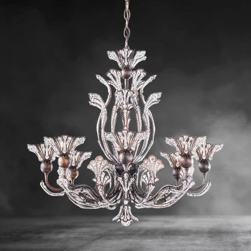 Rivendell 8 Light Crystal Chandelier 26"