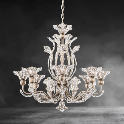 Rivendell 8 Light Crystal Chandelier 26"