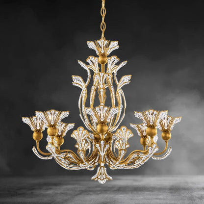 Rivendell 8 Light Crystal Chandelier 26"