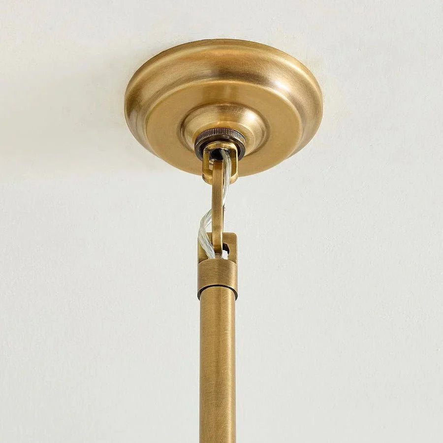 Riviera Glass Disc Chandelier 26"