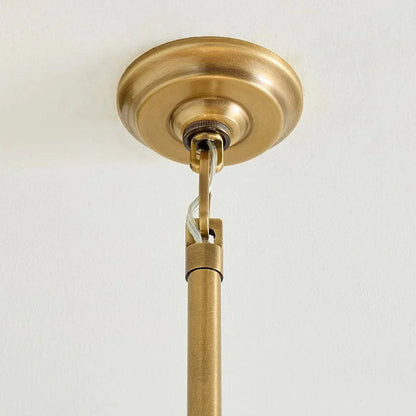 Riviera Glass Disc Chandelier 26"