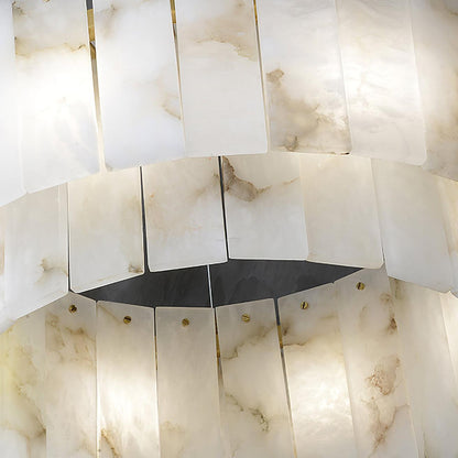 Rock Alabaster Chandelier 23.6" 31.4"
