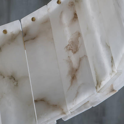 Rock Alabaster Chandelier 23.6" 31.4"