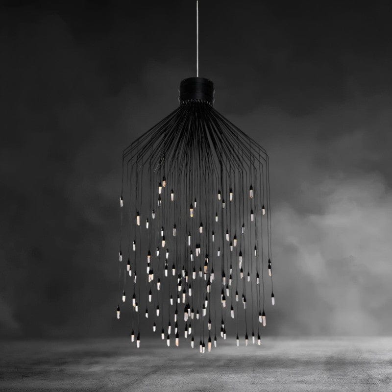 Rock Crystal Rain Flushmount