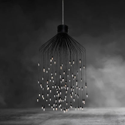 Rock Crystal Rain Flushmount