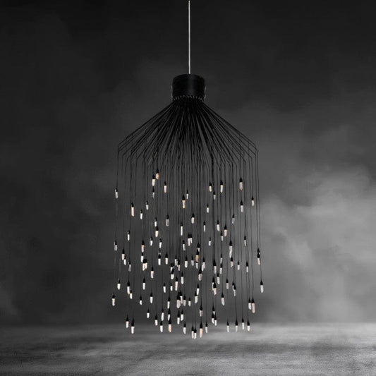 Rock Crystal Rain Flushmount