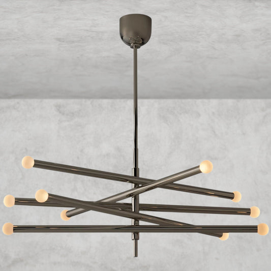 ROUSSEAU 10-LIGHT MOBILE ORB CHANDELIER