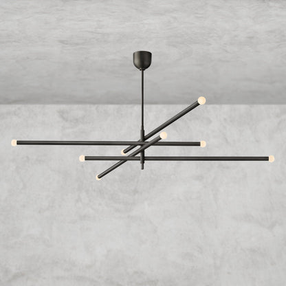 ROUSSEAU 8-LIGHT MOBILE ORB CHANDELIER 53", 68"