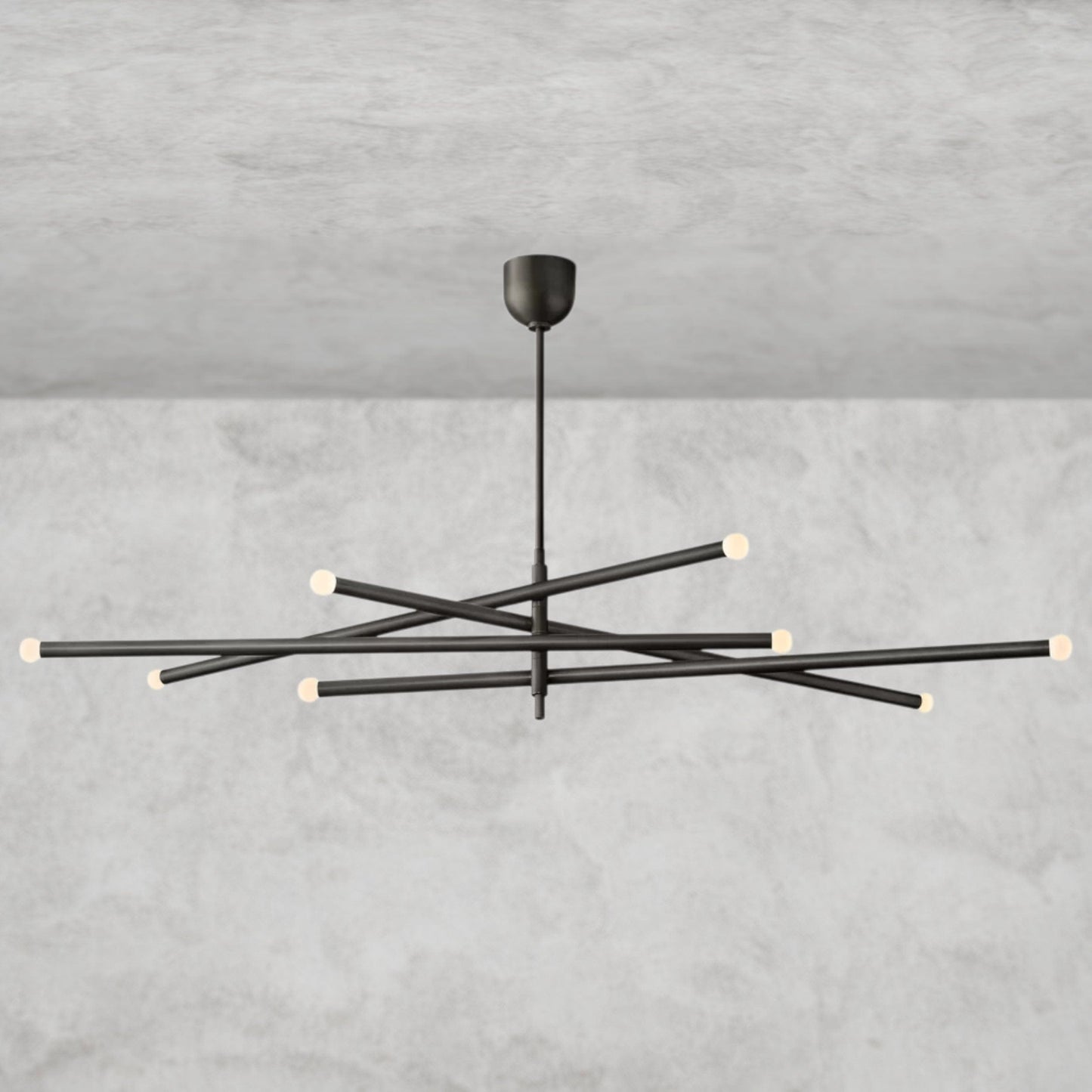 ROUSSEAU 8-LIGHT MOBILE ORB CHANDELIER 53", 68"