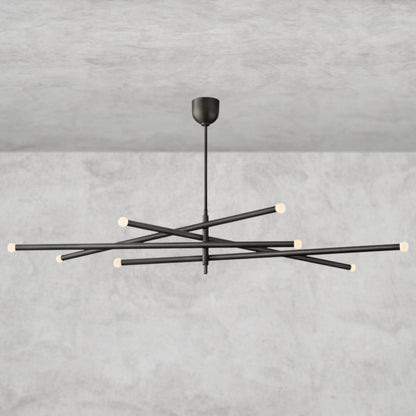 ROUSSEAU 8-LIGHT MOBILE ORB CHANDELIER 53", 68"