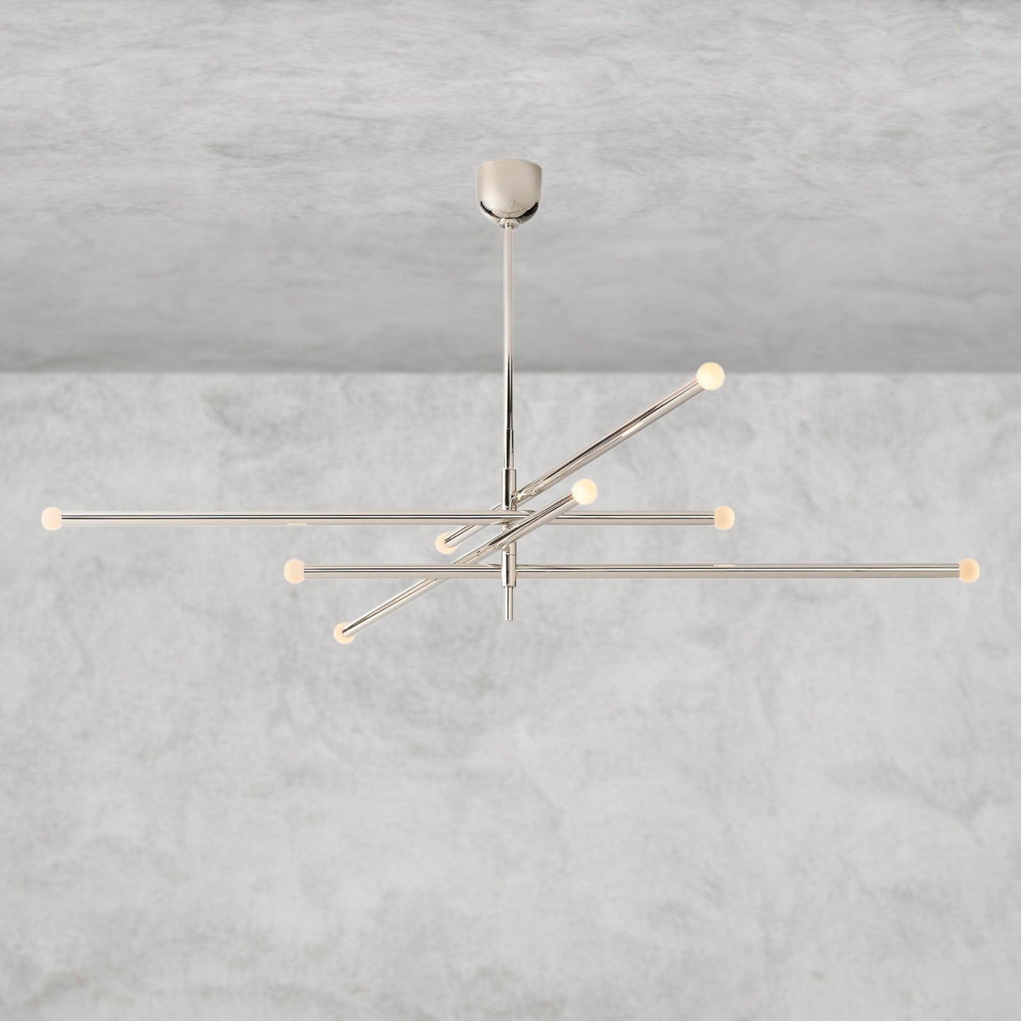 ROUSSEAU 8-LIGHT MOBILE ORB CHANDELIER 53", 68"