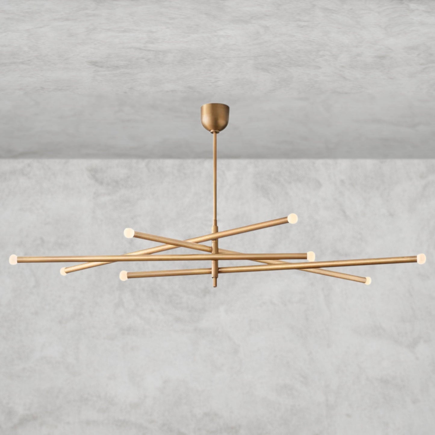 ROUSSEAU 8-LIGHT MOBILE ORB CHANDELIER 53", 68"