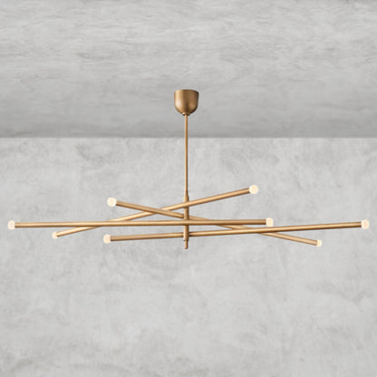 ROUSSEAU 8-LIGHT MOBILE ORB CHANDELIER 53", 68"