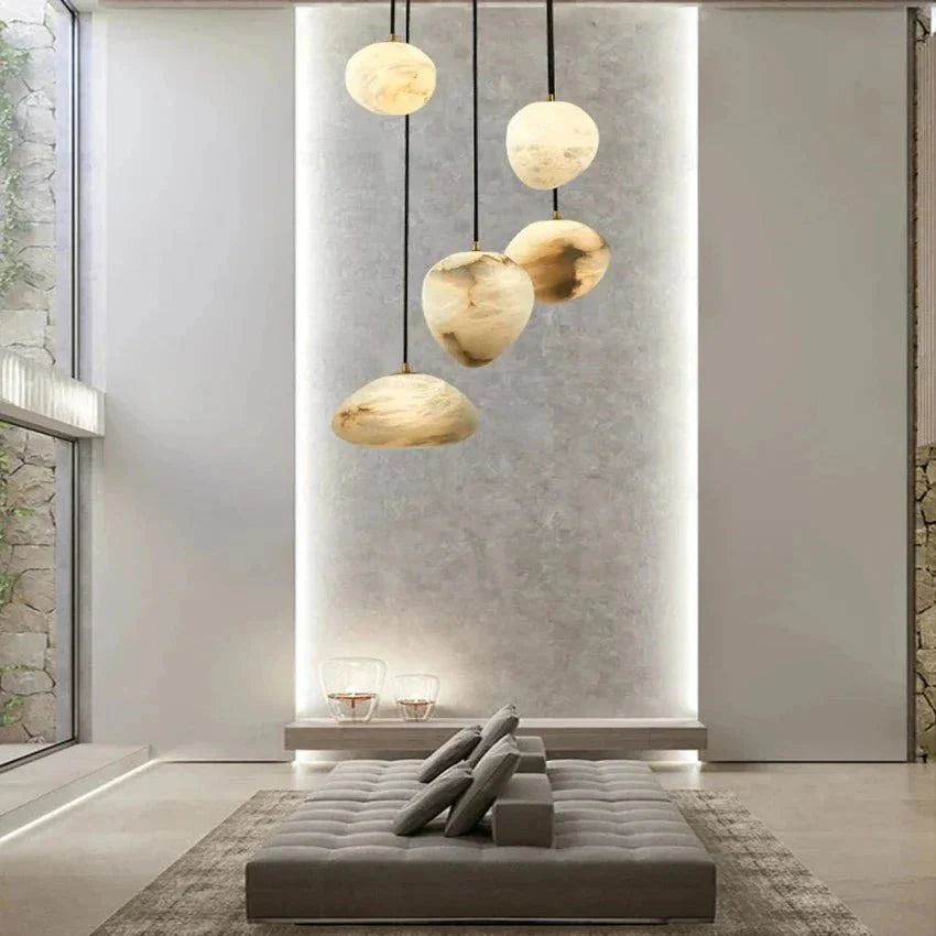 Sage Marble Chandelier
