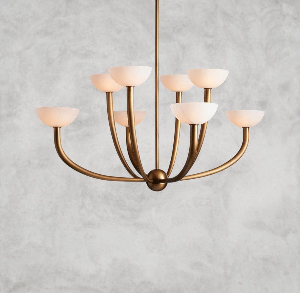 Saguaro Alabaster Chandelier 22", 42"