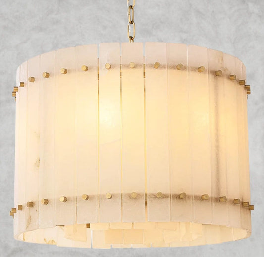 San Marco Alabaster Round Chandelier 22", 37", 48", 60"