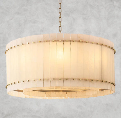 San Marco Alabaster Round Chandelier 22", 37", 48", 60"