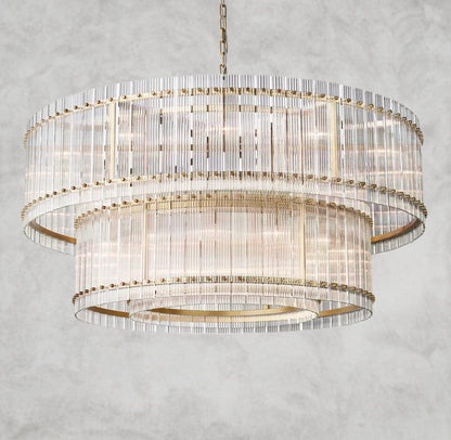 San Marco Two-Tier Round Chandelier 22", 37", 48", 60"
