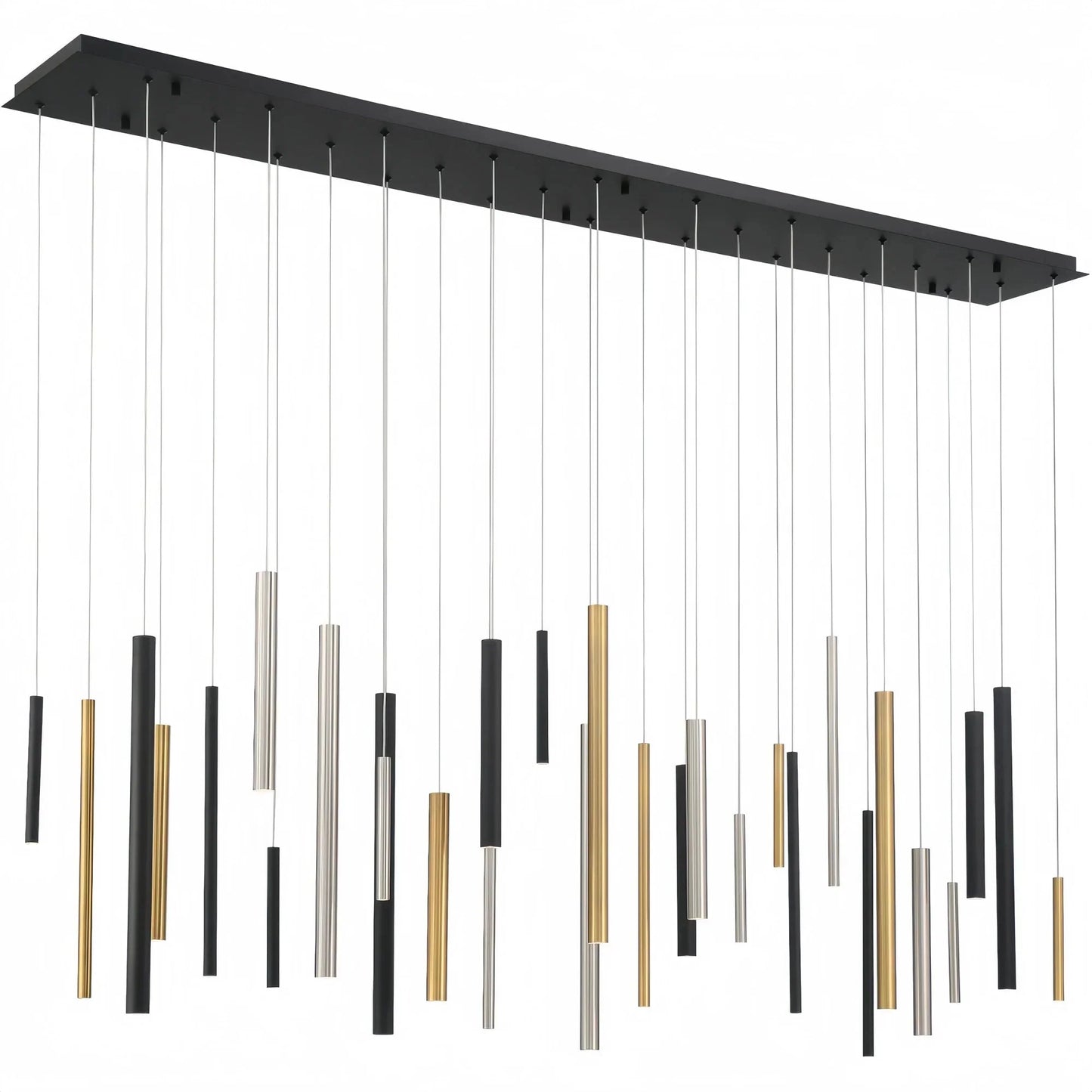 Santana Modern Linear Multi Light Pendant for Kitchen Island