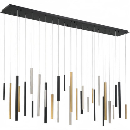Santana Modern Linear Multi Light Pendant for Kitchen Island
