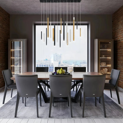 Santana Modern Linear Multi Light Pendant for Kitchen Island