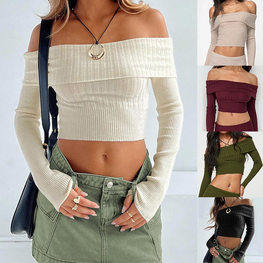 Serenai Off-Shoulder Knit Top