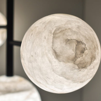 Sian Modern Sphere Delight - Modern Artistic Alabaster Pendant Light