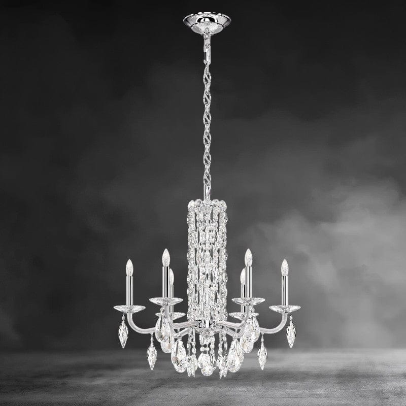 Siena 6-light Crystal Chandelier 24"