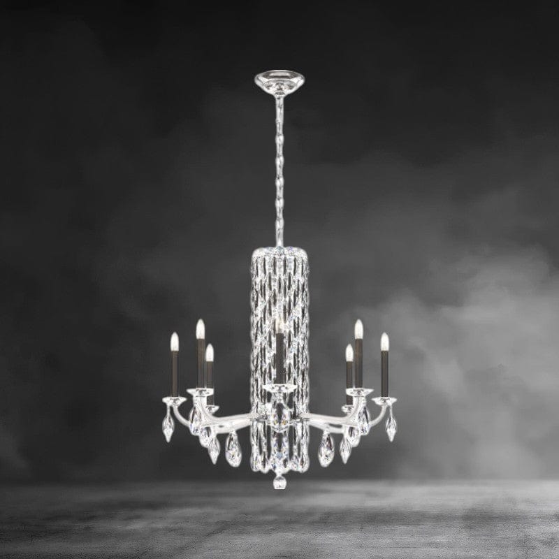 Siena 8-light crystal chandelier30"